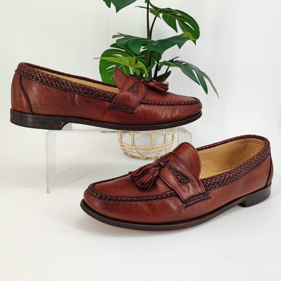 Allen Edmonds Men’s Maxfield Tassel Loafer Brown Leather Size 11.5 B main image 6